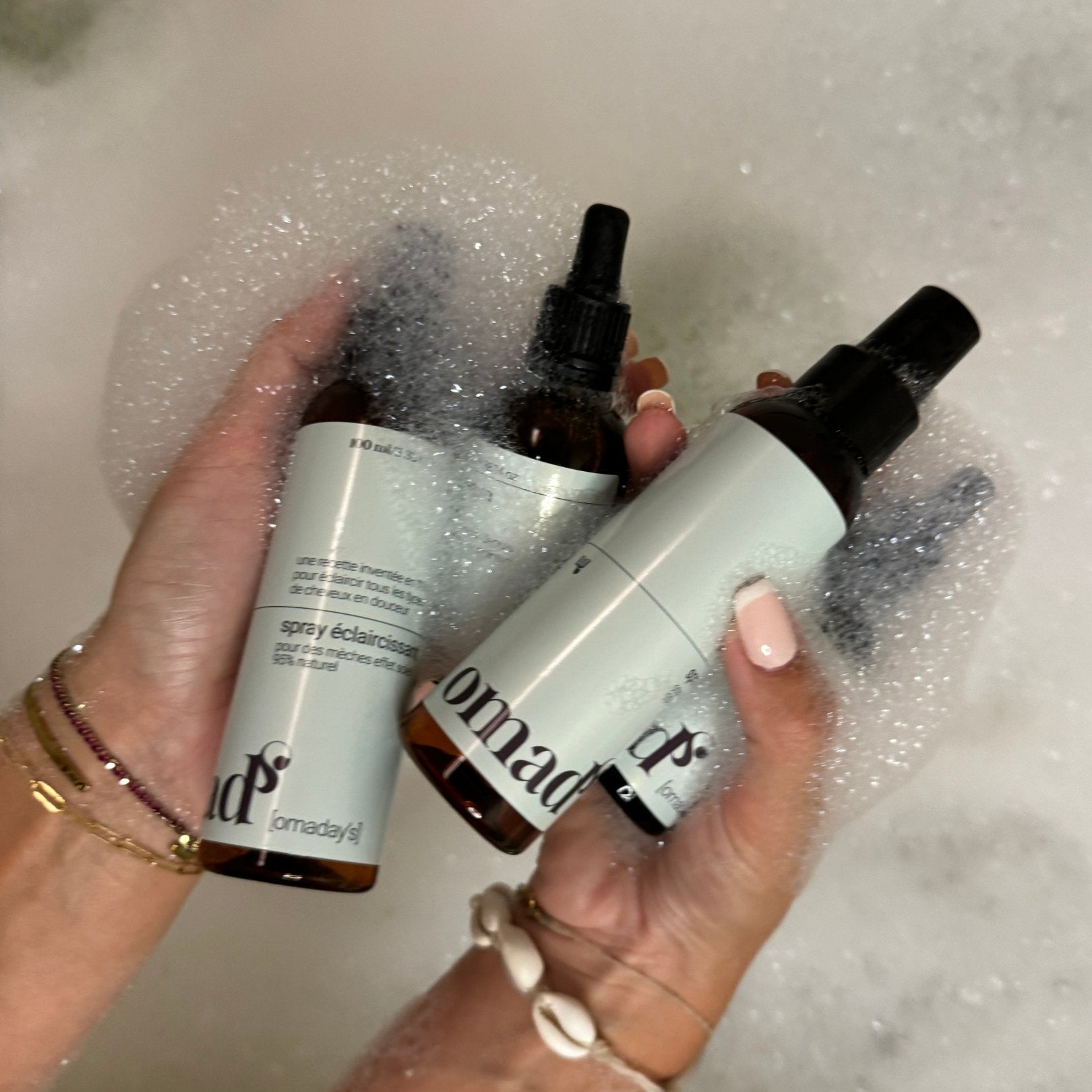Le pack découverte : un spray + 1 scalp sérum + 1 tote bag OFFERT - Omad's