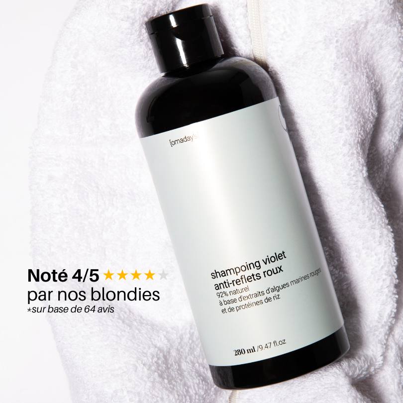 Le Shampoing Violet anti - reflets roux - Omad's