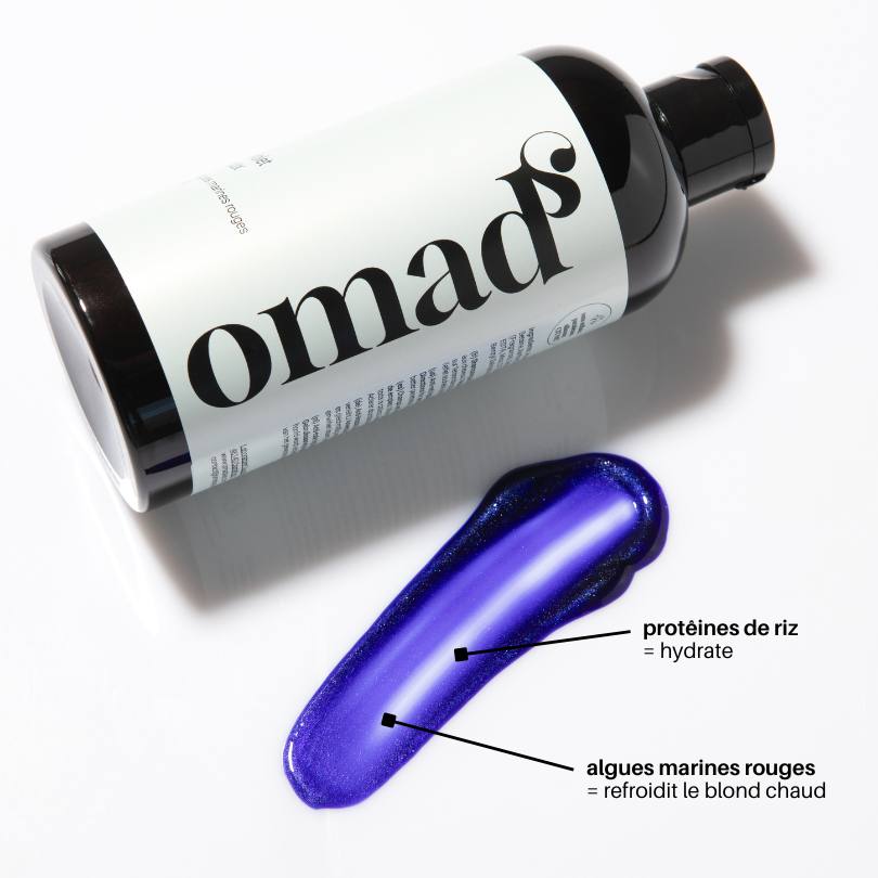 Le Shampoing Violet anti - reflets roux - Omad's