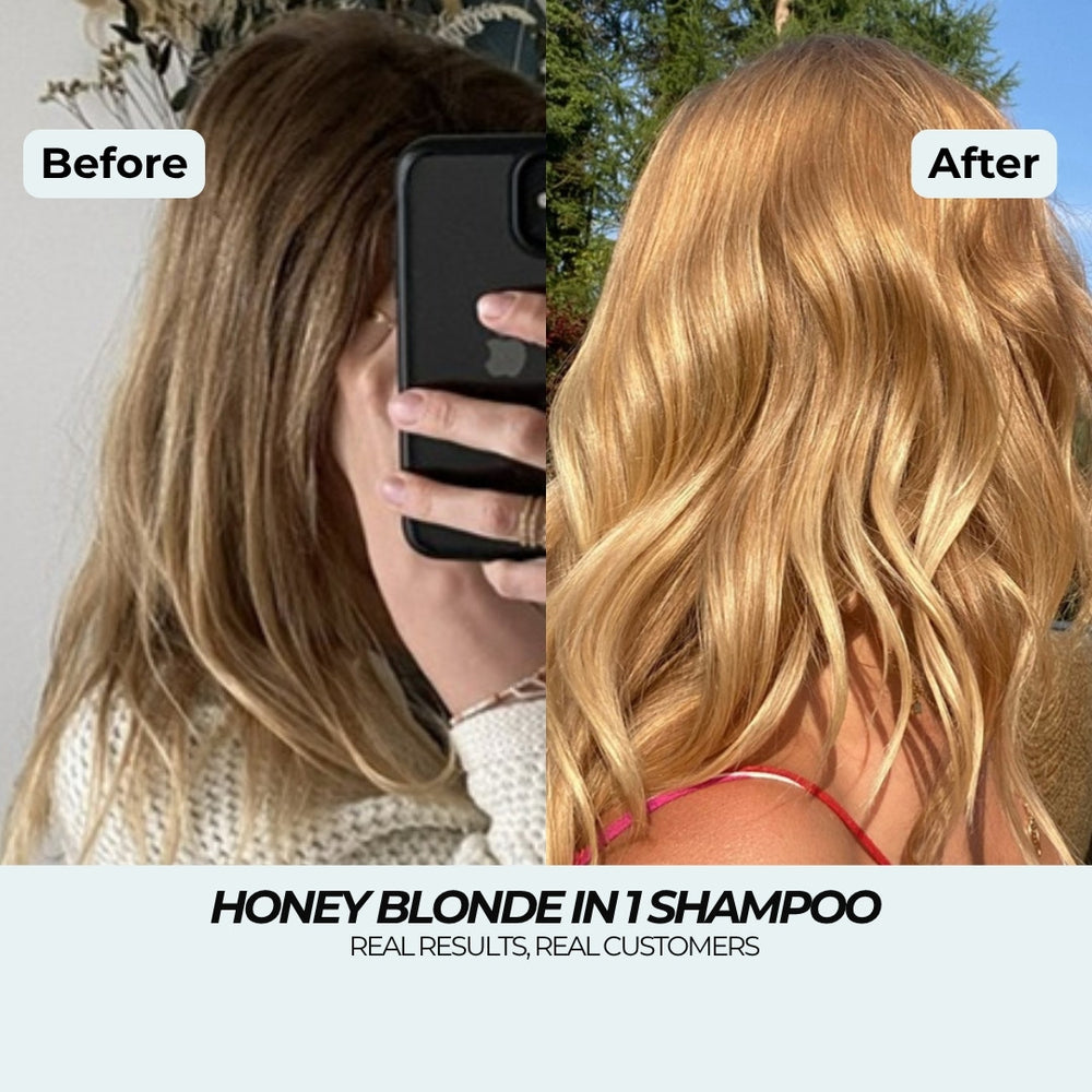 Honey blonde shampoo