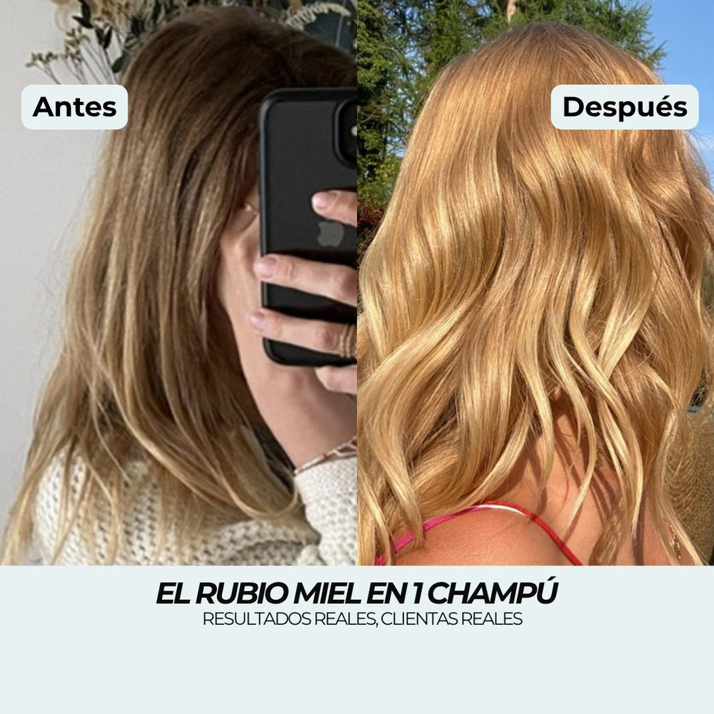 Champú rubio miel