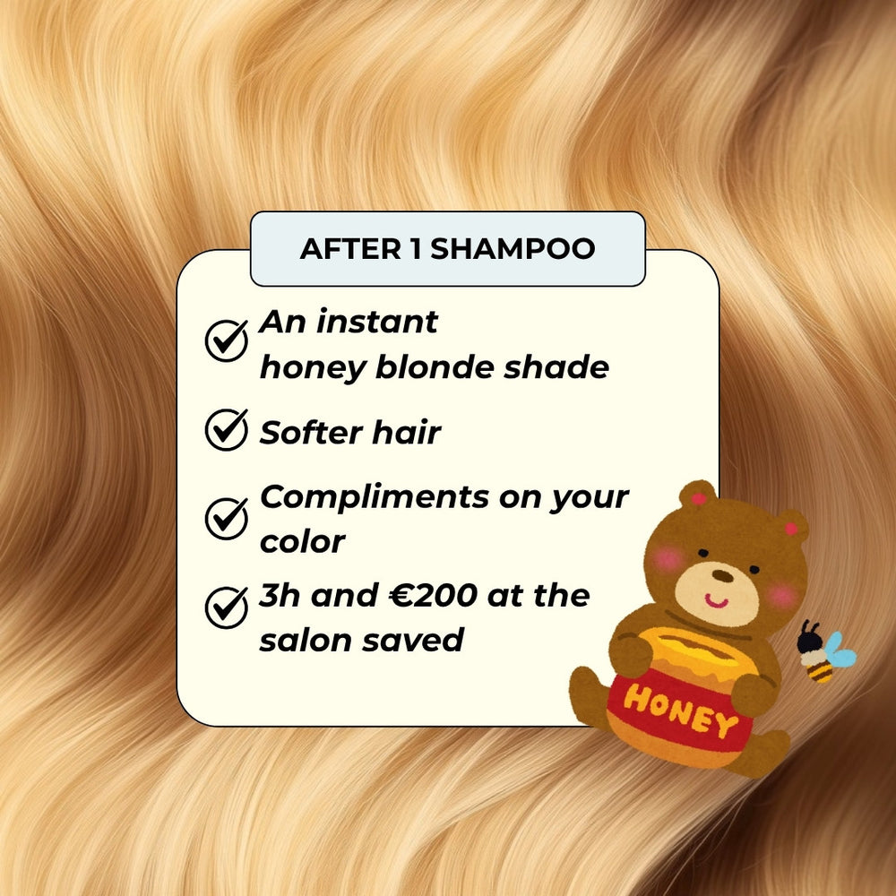 Honey blonde shampoo