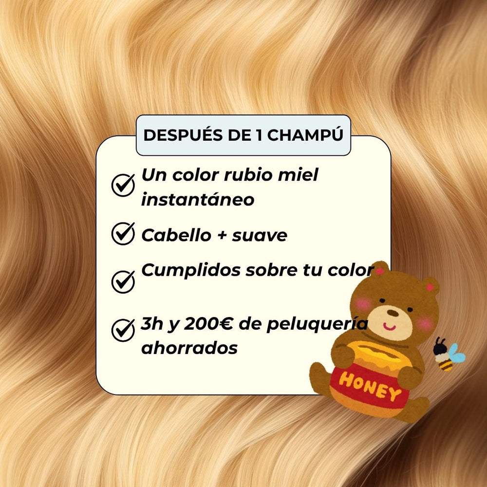 Champú rubio miel