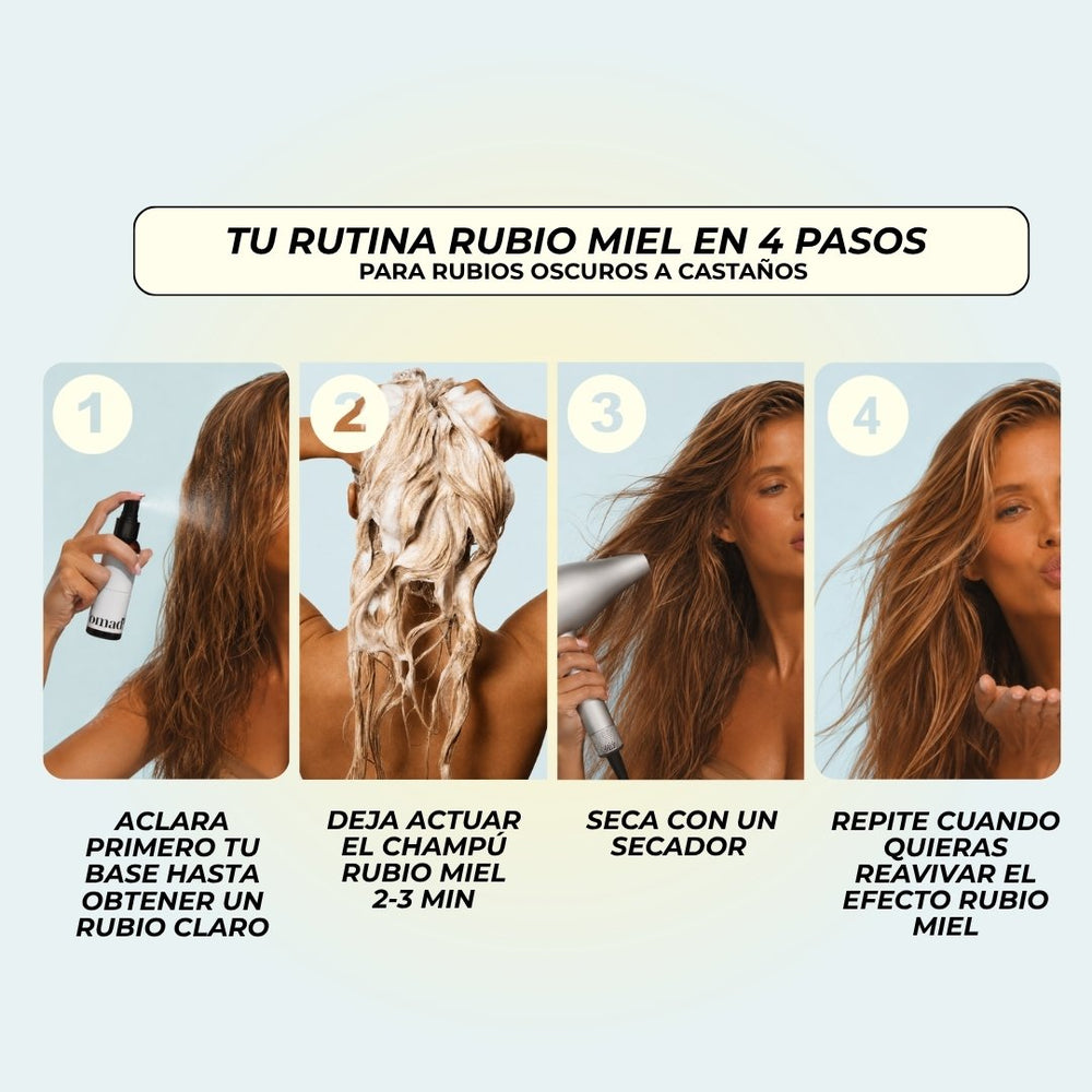 Champú rubio miel
