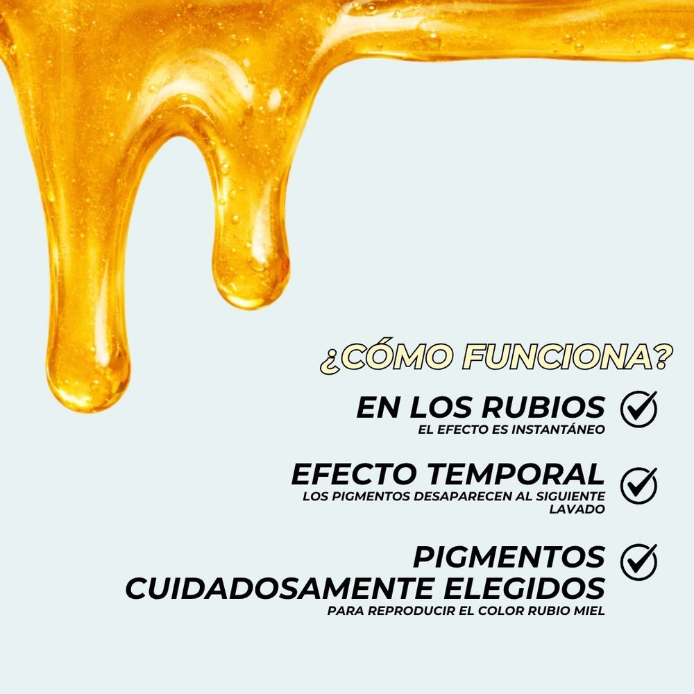 Champú rubio miel
