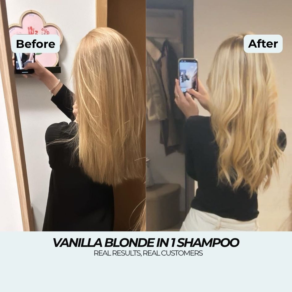 Vanilla blonde shampoo