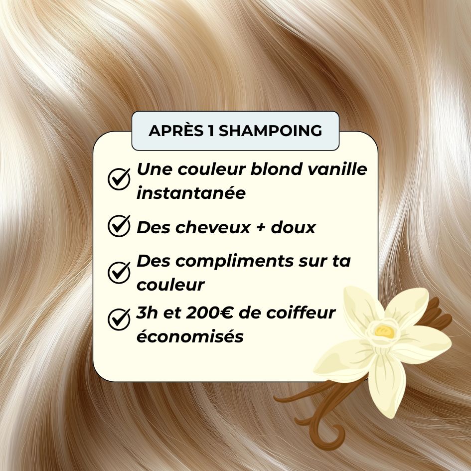 Shampoing blond vanille