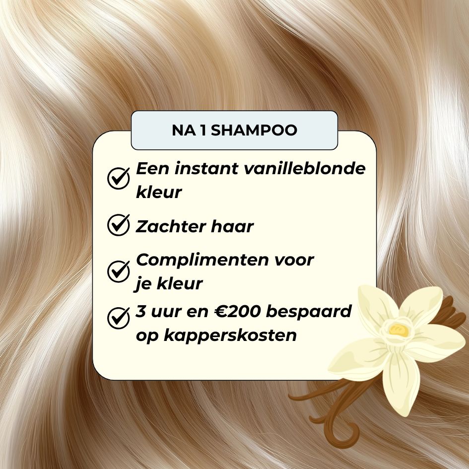 Vanilleblond shampoo