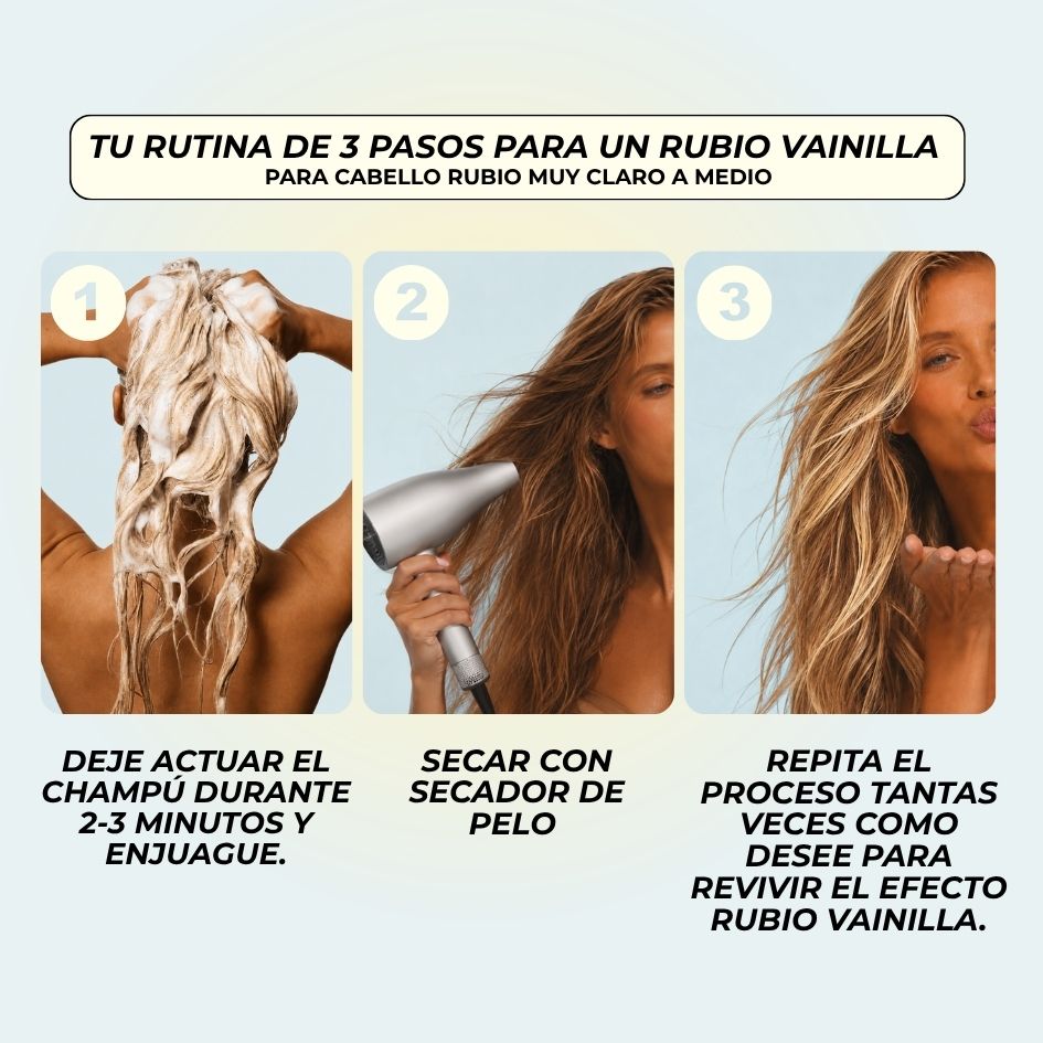 Champú rubio vainilla