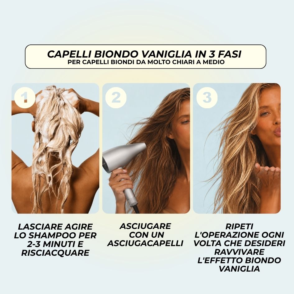 Shampoo biondo vaniglia