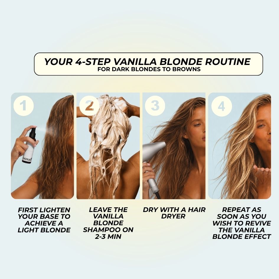 Vanilla blonde shampoo
