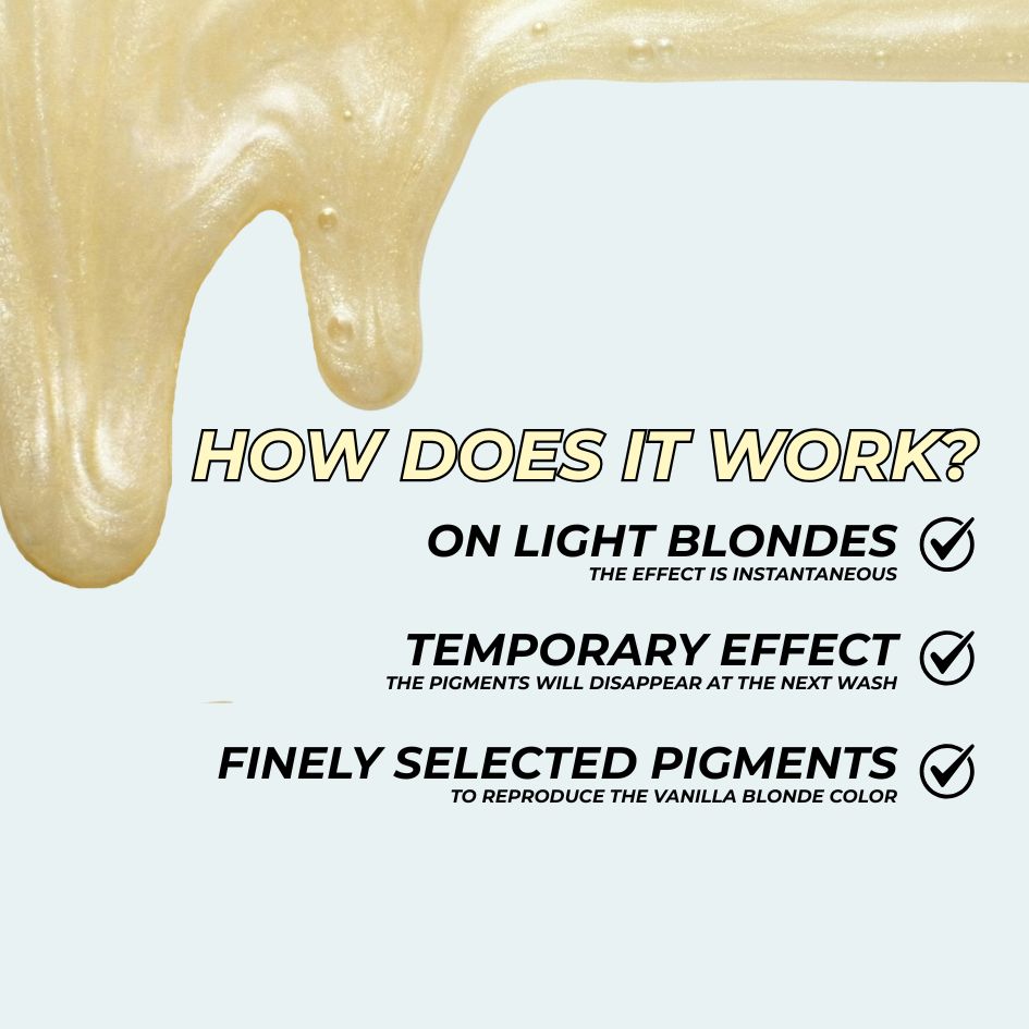 Vanilla blonde shampoo