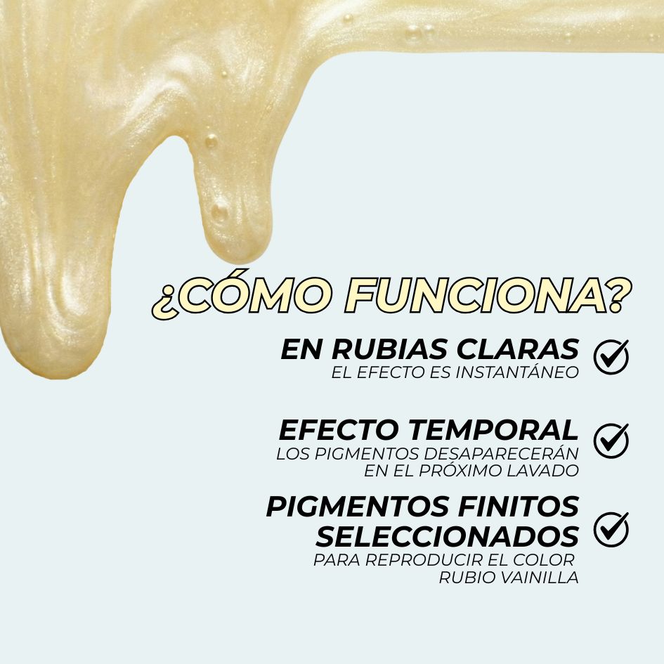 Champú rubio vainilla