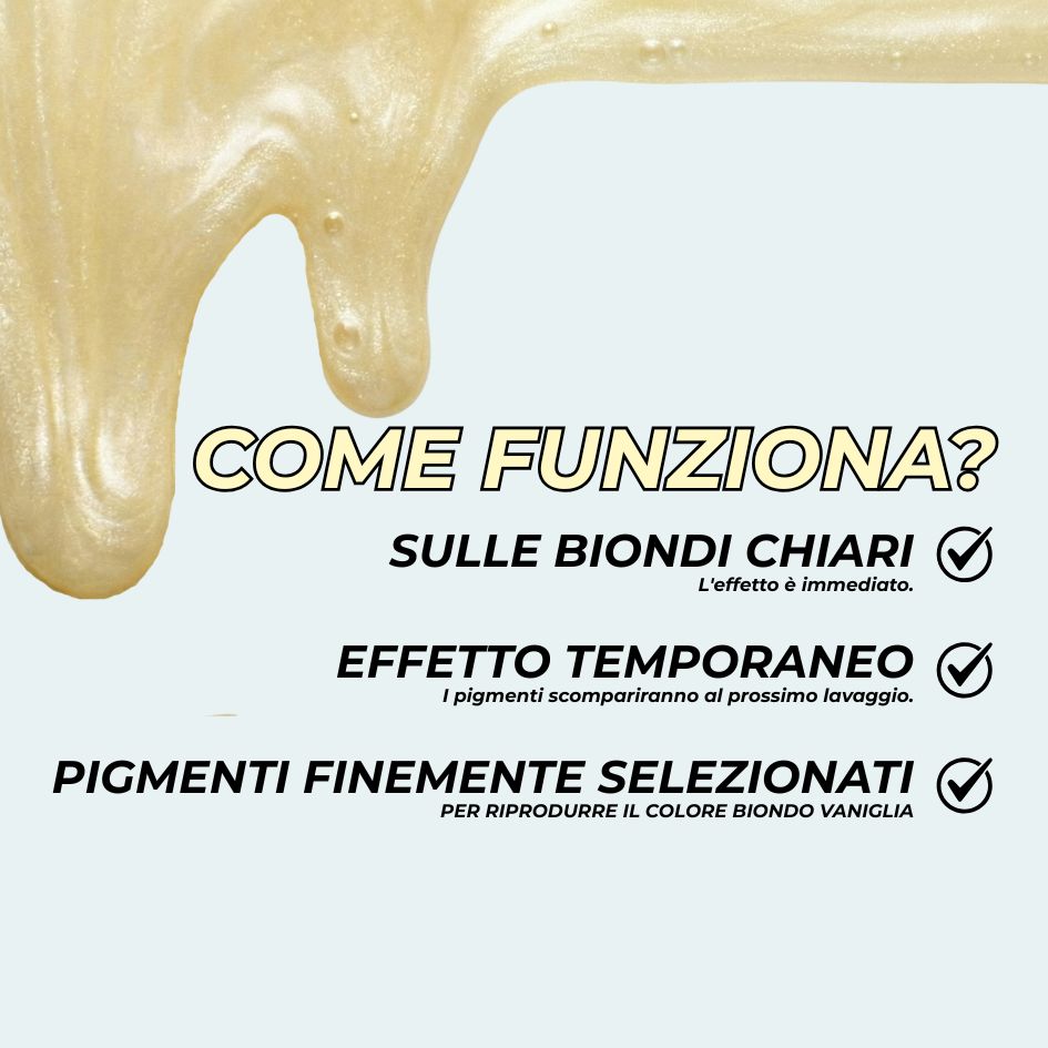 Shampoo biondo vaniglia
